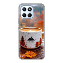 Чохол з унікальним дизайном 'Осінь з кавою' для Huawei Honor X6 – Кава на природі