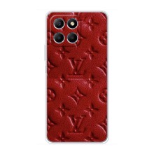 Текстурный Чехол Louis Vuitton для Хуавей Хонор X6 – Красный ЛВ