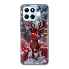 Яркий чехол для Huawei Honor X6 с Зимними Оленятами – Олень среди подарков
