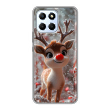 Яркий чехол для Huawei Honor X6 с Зимними Оленятами