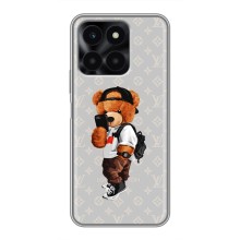 Бренднові Чохли для Huawei Honor X6a - (PREMIUMPrint) (Ведмедик Луі)