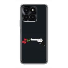 Чехлы (ART) Цветы на Huawei Honor X6a (VPrint) (Неожиданные цветы)