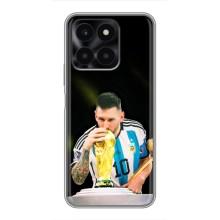 Чохли для Huawei Honor X6a (Leo чемпіон) (AlphaPrint) (Кубок Мессі)