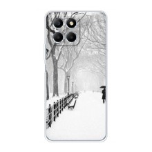 Чехлы на Новый Год Huawei Honor X6a – Снегом замело