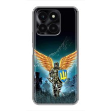 Чехлы с картинкой ЗСУ для Huawei Honor X6a (AlphaPrint) (Солдат ЗСУ)