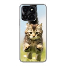 Чохли з Котиками для Huawei Honor X6a (VPrint) (Прижок кота)