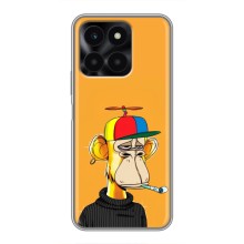 Чохли з Мавпами NFT для Huawei Honor X6a (AlphaPrint) (Нудна мавпа NFT)
