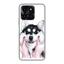 Чохли з собаками для Huawei Honor X6a (VPrint) (Радісний Хаскі)