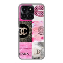 Чохол (Dior, Prada, YSL, Chanel) для Huawei Honor X6a (Модніца)