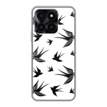 Чохол з пташками на Huawei Honor X6a (VPrint) (Ластівки)