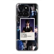 Чохли Венсдей на Huawei Honor X6a Уенсдей (AlphaPrint) (колаж Венздей)