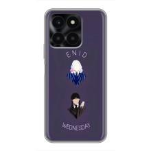 Чохли Венсдей на Huawei Honor X6a Уенсдей (AlphaPrint) (Венздей і подруга)