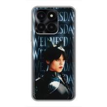 Чохли Венсдей на Huawei Honor X6a Уенсдей (AlphaPrint) (Венздей кішка)