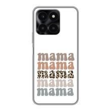 Чехлы для мамы на Huawei Honor X6a – Мама коллаж