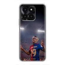 Чехол с футболистом Ламин Ямаль Huawei Honor X6a – Ямаль на стадионе