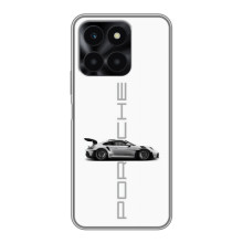 Чохол з авто Порше для Huawei Honor X6a – білий порше