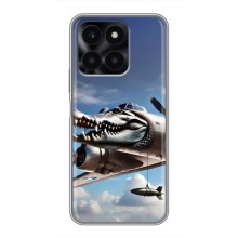Чохол з мемом Тралалело тралала на Huawei Honor X6a (Бомбардіро крокоділо)