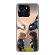 Чехол как приручить дракона на Huawei Honor X6a – Гикавка и Астрид