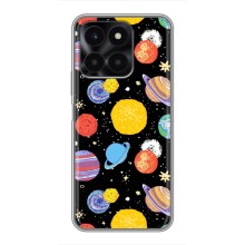 Космічні Чохли для Хуавей Оноур Икс6а (VPrint) (Намальовані планети)