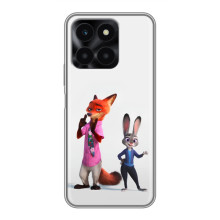 Силіконовий чохол з принтом Зоотрополіс для Huawei Honor X6a – Джуді і Нік