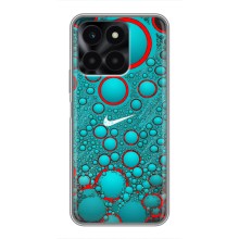 Силиконовый Чехол на Huawei Honor X6a с картинкой Nike (Найк зеленый)