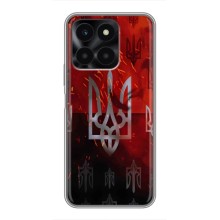 Украинские Чехлы для Huawei Honor X6a с картинкой УПА (AlphaPrint) (ГЕРБ УПА)