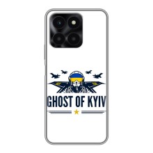 Захисні чохли (Призрак Киева) для Huawei Honor X6a (AlphaPrint) (GHOST of Kyiv)