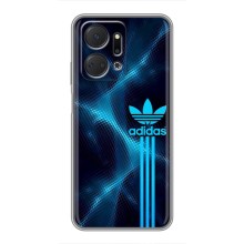 Чохли Адидас для Huawei Honor X7a (AlphaPrint) (Синій Адідас)