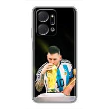 Чохли для Huawei Honor X7a (Leo чемпіон) (AlphaPrint) (Кубок Мессі)