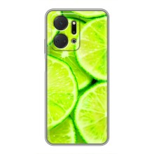 Чохли з фруктами для Huawei Honor X7a (VPrint) (Лайм)