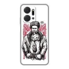 Чехлы для Huawei Honor X7a с принтом Тараса Шевченко (AlphaPrint) (Козак Шевченко)