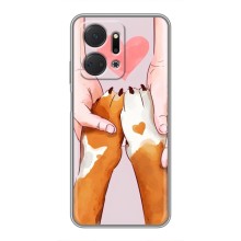 Чохли з собаками для Huawei Honor X7a (VPrint) (Любовь до собак)