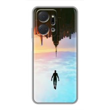 Чохол з людиною павуком для Huawei Honor X7a - (AlphaPrint) (Людина павук)