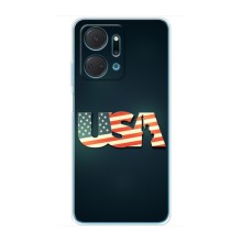 Чехол Флаг USA для Huawei Honor X7a – USA