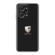 Чохол Майнкрафт на Huawei Honor X7a (AlphaPrint) Minecraft (Овечка Майнкрафт)
