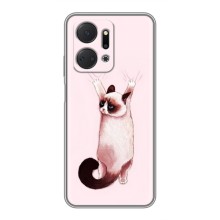 Чохол на Huawei Honor X7a з Котиками (VPrint) (Котик падає)