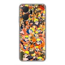 Чехлы с принтом Наруто на Huawei Honor X7a (Коллаж Наруто)