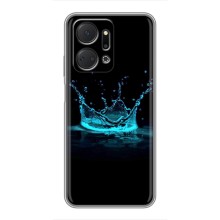 Чохол з Короною Huawei Honor X7a - (AlphaPrint) (Крапля корони)
