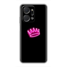 Чохол з Короною Huawei Honor X7a - (AlphaPrint) (Яскрава корона)