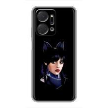 Чохли Венсдей на Huawei Honor X7a Уенсдей (AlphaPrint) (серйозна Венздей)