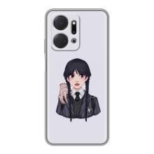 Чохли Венсдей на Huawei Honor X7a Уенсдей (AlphaPrint) (Венздей і Річ)