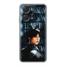 Чохли Венсдей на Huawei Honor X7a Уенсдей (AlphaPrint) (Венздей кішка)