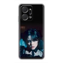 Чохли Венсдей на Huawei Honor X7a Уенсдей (AlphaPrint) (погляд Венздей)