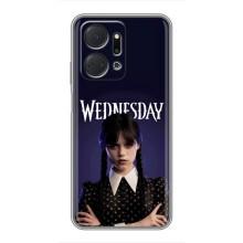 Чохли Венсдей на Huawei Honor X7a Уенсдей (AlphaPrint) (Wednesday)