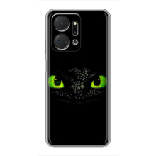 Чехол дракон Беззубик для Huawei Honor X7a – Глаза Беззубика