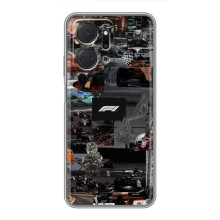 Чехол Формула1 на Huawei Honor X7a – Коллаж Ф1