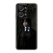 Чехол с дизайном Венздей 2 на Huawei Honor X7a – Уэнсдей в костюме