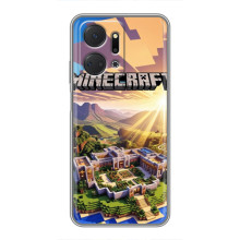 Чехол с картинками Майнкрафт для Хуавей Хонор Х7а – Minecraft