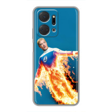 Чехол с принтом Фантастическая четверка для Huawei Honor X7a – Человек-Факел