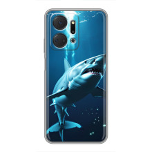 Чехол с картинкой «Хищники» для Huawei Honor X7a – Акула